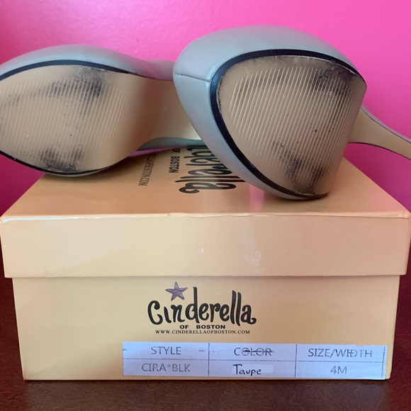 Cimderella of Boston Womens size 4 nude pump - Picture 2 of 3